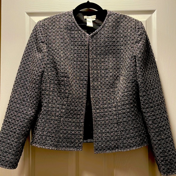 ZOLA EVENING Beaded Jacket and Sleeveless Shell- Size 6 - Picture 1 of 5